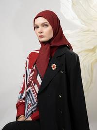 Gambar Vivi Zubedi Aubree Scarf Vivizubedi - Fir Green, 120x120 dari Maison Djamila undefined 5 Tokopedia