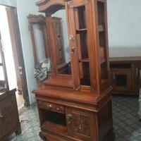 Gambar paket 1 set lemari meja rias dan tempat tidur jati H24ID dari joylaa shop undefined 5 Tokopedia