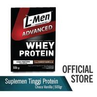 Gambar T05. L-MEN Advanced Choco Vanilla 500gr Lmen Advance Whey Protein Isolate dari waendujo undefined 4 Tokopedia