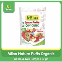 Gambar Milna Nature Puff Organic Pouch 15gr milna biskuit Snack MPASI Cemilan Anak Bayi - Cheese dari DuniaBayiku undefined 3 Tokopedia