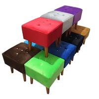 Gambar SOFA STOOL BULAT & KOTAK / KANCING / POLOS / KURSI STOOL TINGGI 45cm - BULAT POLOS, Hitam dari INHAMA undefined 3 Tokopedia