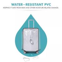 Gambar Laoshidaishu - Sarung Koper 20/22/24/26/28 Luggage Cover Transparent S Berkualitas - 28INCH dari Enggall Saae undefined 2 Tokopedia