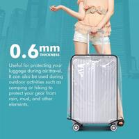 Gambar Laoshidaishu - Sarung Koper 20/22/24/26/28 Luggage Cover Transparent S Berkualitas - 28INCH dari Enggall Saae undefined 4 Tokopedia