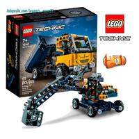 Gambar Lego Technic 42147 Dump Truck - Lego Mobil Truk 2In1 Grab/Gosend dari Manis Melodi Company undefined 1 Tokopedia