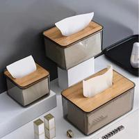 Gambar Kotak Tissue Kayu-Akrilik Transparan Tempat Tisu Estetik Box Minimalis dari angiotaf undefined 4 Tokopedia
