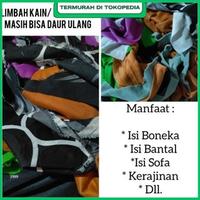 Gambar KAIN PERCA | LIMBAH KAIN ISI SAMSAK TINJU | SISA POTONGAN DAUR ULANG - 1000gr (1kg) dari INHAMA undefined 1 Tokopedia