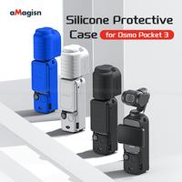 Gambar aMagisn Set Silicone Case for DJI Pocket 3 Combo Protective Cover OSMO POCKET3 Creator Combo Casing Silikon - Blue dari G-Rex undefined 5 Tokopedia