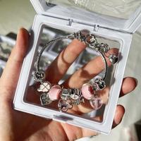 Gambar QT445 (Gelang Pandora Acak 1 Buah Kotak Hadiah) Gelang Titanium Pola Kartun DIY Merah Muda untuk Wanita, cocok untuk pemakaian sehari-hari dan pencegahan karat dari Sycd undefined 3 Tokopedia