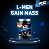 Gambar L-Men Gain Mass Chocolate 800g - 22g Whey Protein - 10 Serving dari david77 pedia undefined 2 Tokopedia