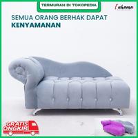 Gambar SOFA MINIMALIS KURSI SANTAI FURNITURE PERLENGKAPAN RUMAH - Putih dari INHAMA undefined 1 Tokopedia