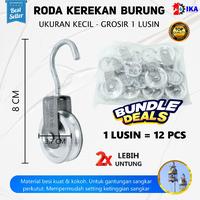 Gambar GROSIR 12 PCS kerekan burung kerekan roda sangkar burung kantrol roda ukuran besar kantrol untuk kandang burung / Roda Kerekan Burung Gantungan Sangkar Burung Perkutut Katrol Kerekan Bendera Serba Guna / kerekan burung kerekan roda sangkar burung kantrol dari IKA-OFFICIAL undefined 2 Tokopedia
