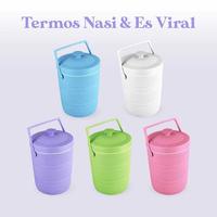 Gambar S1NI! Termos Nasi & Es Viral 17 L Bermotif Free Centong & Saringan Kualitas Premium Tahan Panas /Dingin Hingga 12 Jam dari RealCandy undefined 3 Tokopedia