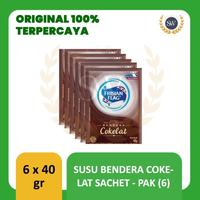 Gambar T05. Susu Bendera Kental Manis Frisian Flag Coklat - 1 Renceng 6 Sachet dari nenihs undefined 1 Tokopedia