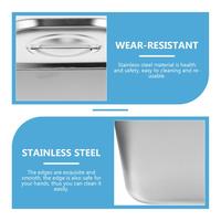 Gambar S1NI! SUNLI - Food pan Satu set 1/6 x 10cm + TUTUP / food pan stainless Ukuran 1/6 / Tempat makanan stainless / Food Pan prasmanan /TEMPAT MAKANAN GRATIS ONGKIR / panci rebus stainless anti karat / wadah makanan prasmanan / wadah saji prasmanan dari RealCandy undefined 5 Tokopedia