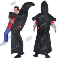 Gambar Kostum Grim Reaper Abduction / Costume Ghost Tengkorak Hantu Setan Halloween Inflatable pompa angin dewasa dari Lakuku Mart undefined 3 Tokopedia