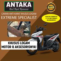 Gambar D5G8 ANTAKA Cairan Anti Karat Motor 100 ML Tangki Mesin Rantai Injektor Ruji Leher Knalpot Velg Pelek Jari Rangka Motorcycle Rust Remover Semprot Air Kimia Penghilang Pembersih Peluntur Perontok Penghancur Pencegah Pembasmi Kerak Pelapis Tahan Noda Karat dari kedaioscar undefined 1 Tokopedia