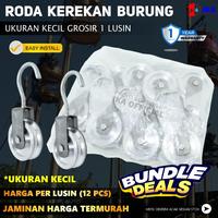 Gambar GROSIR 12 PCS kerekan burung kerekan roda sangkar burung kantrol roda ukuran besar kantrol untuk kandang burung / Roda Kerekan Burung Gantungan Sangkar Burung Perkutut Katrol Kerekan Bendera Serba Guna / kerekan burung kerekan roda sangkar burung kantrol dari IKA-OFFICIAL undefined 1 Tokopedia