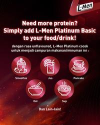 Gambar PTR L-Men Platinum Basic Whey Protein Unflavoured 800gr - 25g Whey Protein dari tokoamahan undefined 4 Tokopedia