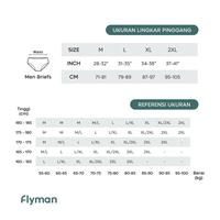 Gambar Flyman Celana Dalam Pria Brief Tencel 3 pcs FM 3245 - XL dari CV Puzzle7 undefined 1 Tokopedia