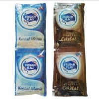Gambar Sini! Frisian flag bendera kental manis renceng isi 6 pcs vanila coklat susu dari zaijuju undefined 1 Tokopedia