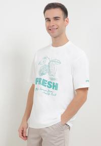 Gambar FILA T-Shirt Pria Bastien - Off White - XL dari FILA Official Store undefined 1 Tokopedia