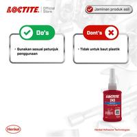 Gambar jual henkel loctite 243 threadlocker lem baut 50 ml dari UD GOLDEN TIME undefined 3 Tokopedia