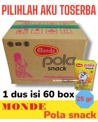 Gambar PTR Monde POLA SNACK 25 gr - ( HARGA 1 DUS isi 60 ) dari talisashop undefined 1 Tokopedia