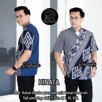 Gambar NEW HINATA Baju tenun cowok casual atasan outfit lebaran pria keren remaja hinata baju kantor tenun troso ori model silang baju kimono motif etnik formal bisa untuk kantor kombinasi katun warna hitam biru dongker navy dari lansrustore undefined 2 Tokopedia