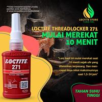 Gambar jual lem baut permanen anti panas dan getaran loctite 271 threadlocker 50ml dari UD GOLDEN TIME undefined 3 Tokopedia
