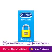Gambar Kondom Durex Extra Safe Isi 12 - Alat Kontrasepsi - Halodoc dari Apotek Halomedika Tirta Raya Sidoarjo undefined 1 Tokopedia