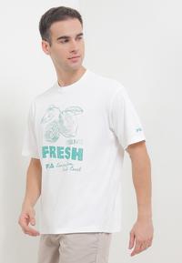 Gambar FILA T-Shirt Pria Bastien - Off White - XL dari FILA Official Store undefined 4 Tokopedia