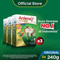 Gambar Anlene Gold 5X Susu Bubuk Original 3 X 240G-Tulang, Sendi & Otot Tbk dari lintangcendana undefined 5 Tokopedia