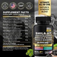 Gambar PURE SHILAJIT CAPSULES - HIMALAYAN POWER - 8 IN 1 NATURAL SYNERGY BLEND dari Jancum896 undefined 3 Tokopedia