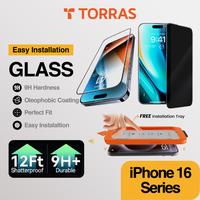 Gambar Tempered Glass iPhone 16 Pro Max & 16 Pro Torras Anti Gores Screen Guard Protector - Clear, 16 Pro Max dari GAD Official undefined 1 Tokopedia