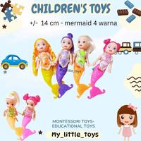 Gambar boneka barbie mermaid putri duyung mainan anak perempuan lucu buat cewek dari New old toys undefined 1 Tokopedia