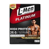 Gambar L-MEN PLATINUM REFILL CHOCO LATTE 800 GRAM - KEMASAN REFILL SUPLEMEN FITNESS TINGGI PROTEIN dari BerkahSehat888 undefined 2 Tokopedia