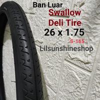 Gambar BARU Ban Luar Sepeda 26 x 1.75 Deli Tire S-165 Mini MTB dari vigilante66 undefined 1 Tokopedia