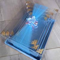 Gambar kotak hantaran seserahan isi 4 kotak model tile - Cream dari kedai toko perim undefined 4 Tokopedia