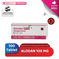 Gambar Alodan / Allopurinol 100 mg / Asam Urat (100 Tablet) dari VIVA APOTEK undefined 1 Tokopedia
