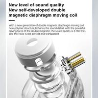 Gambar ND Venus with Mic Dynamic Driver HiFi IEM Earphones Headphones Bass Noise Cancelling Headset - Green, Type C - Mic dari Auglamour undefined 3 Tokopedia