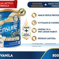 Gambar ENSURE GOLD HMB VANILA 850 GRAM/850GR/VANILLA/GANDUM - COKLAT dari Giok Mart undefined 1 Tokopedia