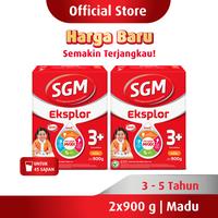 Gambar SGM Eksplor 3+ dengan IronC Susu Bubuk Rasa Madu 900GR x 2 dari Barberstore1 undefined 1 Tokopedia