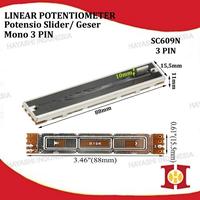 Gambar Potensio Mixer Geser Slide Mono Stereo 3 6 Pin Kaki 7.5 8.8 CM 10K - SC6021N Mono dari Hayashi Indonesia undefined 4 Tokopedia
