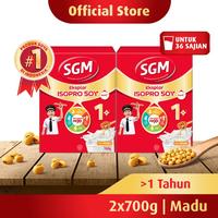 Gambar Paket 2 - SGM Eksplor ISOPRO SOY 1+ Madu Susu Pertumbuhan 700g dari Barberstore1 undefined 1 Tokopedia