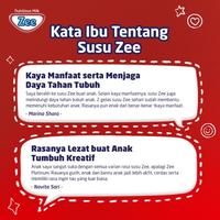 Gambar 1zy Zee Reguler Jumbo Vanila Twist Flavored Milk 875gr dari DahayuStoree undefined 2 Tokopedia
