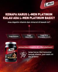 Gambar L-Men Platinum Basic Whey Protein Unflavoured 800gr/18lbs - 25g Whey Protein - 24 Serving - 65g BCAA dari novastore1230 undefined 4 Tokopedia