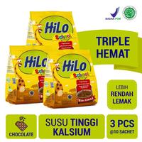 Gambar TRIPLE PACK - HiLo School Chocolate Gusset 350gr - Susu Tinggi Kalsium Rendah Lemak dari haszelcollection undefined 1 Tokopedia