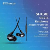 Gambar Shure SE215  AONIC 215 Wired Sound Isolating In-Ear Earphone - Black dari Galuhjawa undefined 1 Tokopedia
