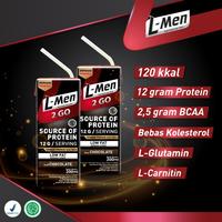 Gambar smansator L-Men Hi Protein 2 Go Chocolate (24 pcs) - 12gr Protein / Serving dari smansator undefined 2 Tokopedia