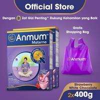 Gambar MomBaby- Anmum Materna Susu Bubuk Strawberi White Chocolate 2 x 400g Free Gift dari maisya store28 undefined 4 Tokopedia